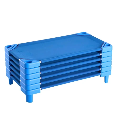Sudedamos mėlynos vaikų lovelės, 6 vnt., 40x23 colių, ikimokykliniams