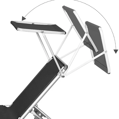 Lengvai išskleidžiamas gultas terasai