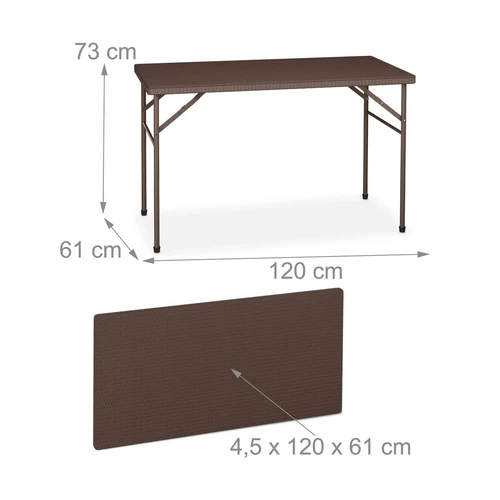 Sulankstomas lauko baldų komplektas, 3 dalių, 120 × 73 × 61 cm - Lauko baldų komplektai