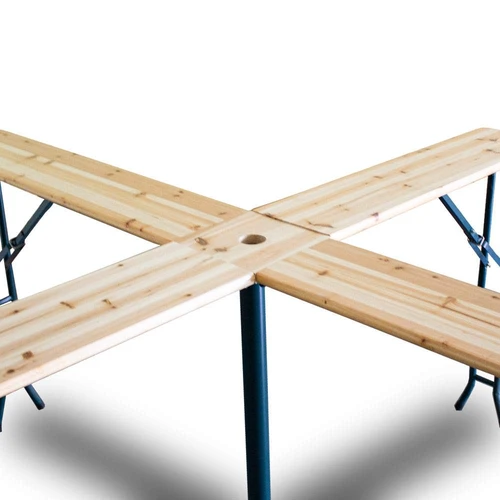 Sulankstomas lauko stalas Bituxx, iki 20 asmenų, 241 × 241 × 103 cm - Stalai
