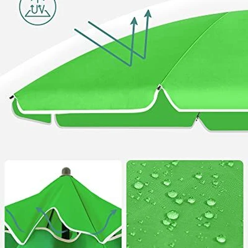 Lauko skėtis su nerūdijančiu plieno stiebu
