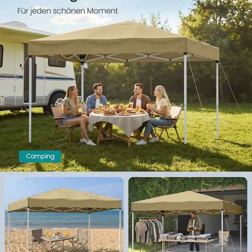 Sulankstomas paviljonas SONGMICS, 300 × 300 × 260 cm - Pavėsinės ir jų priedai