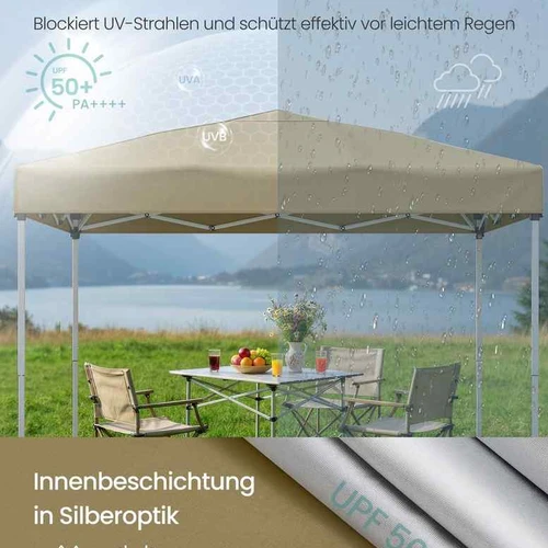 Sulankstomas paviljonas SONGMICS, 300 × 300 × 260 cm - Pavėsinės ir jų priedai