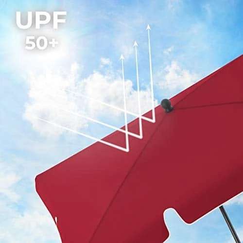 Reguliuojamas skėčio aukštis ir pakreipimo kampas