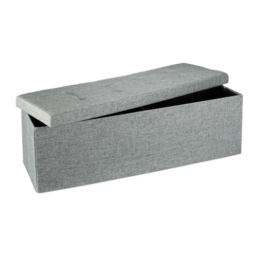 Sulankstomas suoliukas 38x114x38cm., pilkos spalvos