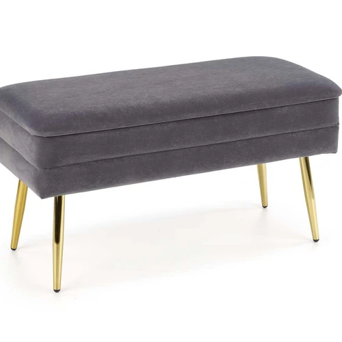 Modernus suoliukas su milteliniu dengimu, juodos spalvos