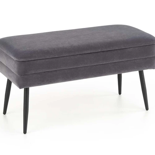 Aksominis audinys ir chromuotas plienas, 78x42x37 cm