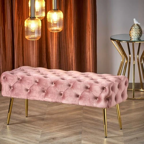 Stilinga kėdė 100x45x40 cm su minkštu aksominiu audiniu