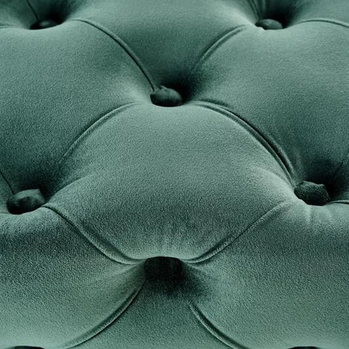 Ergonominė sofos lova su aksominiu audiniu ir auksinėmis kojomis