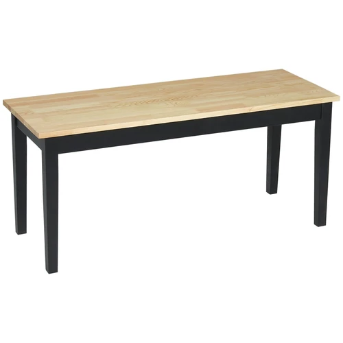 Suoliukas Homcom 102x36x45cm., juodos/šviesiai rudos spalvos