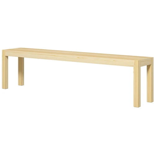Suoliukas Homcom 175x33x45cm., šviesiai rudos spalvos