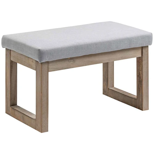 Suoliukas Homcom 68x38x42cm., pilkos/šviesiai rudos spalvos