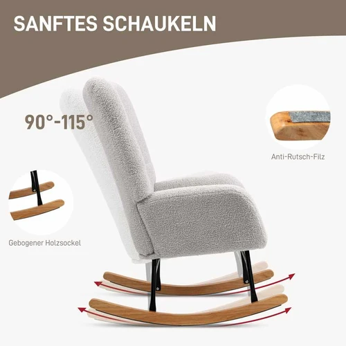 Supamas fotelis Homcom 70x94x100cm., įvairių spalvų - Foteliai