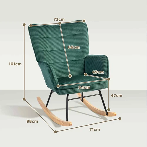 Supamas fotelis Homcom 98x71x101cm., įvairių spalvų - Foteliai