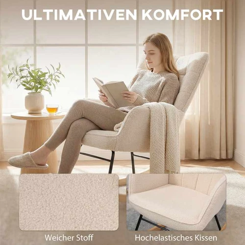 Supamas fotelis Homcom 98x71x101cm., įvairių spalvų - Foteliai