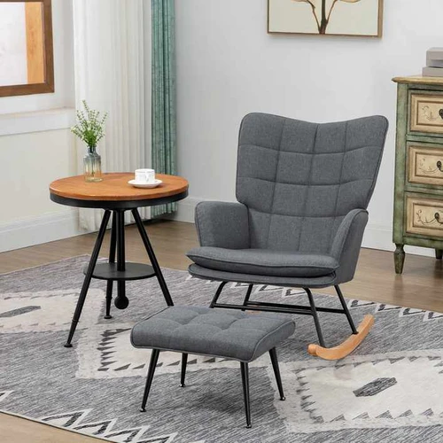 Supamas fotelis su pakoju Homcom, įvairių spalvų - Foteliai
