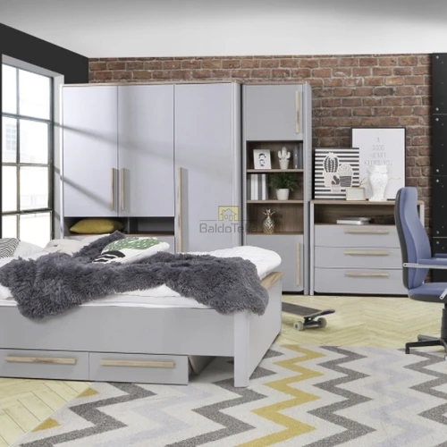 Moderni lova be grotelių ir patalynės dėžės