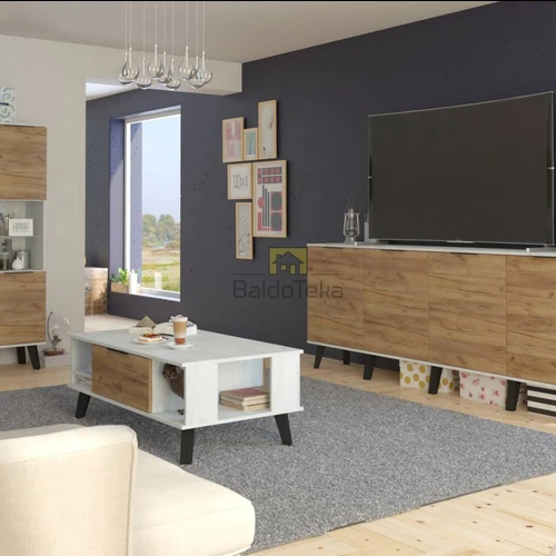 Stilinga spinta su 180 mm medinėmis kojelėmis