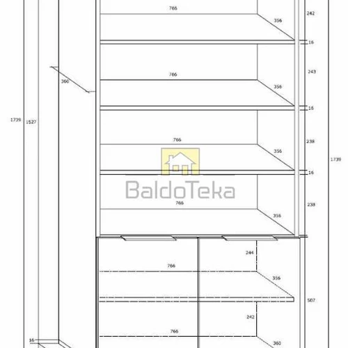 Ergonominė spinta su 180 mm medinėmis kojelėmis