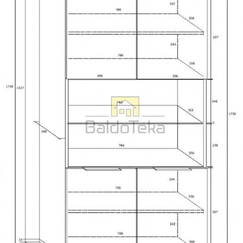 Moderni spinta su 16 mm LMDP ir medinėmis kojelėmis