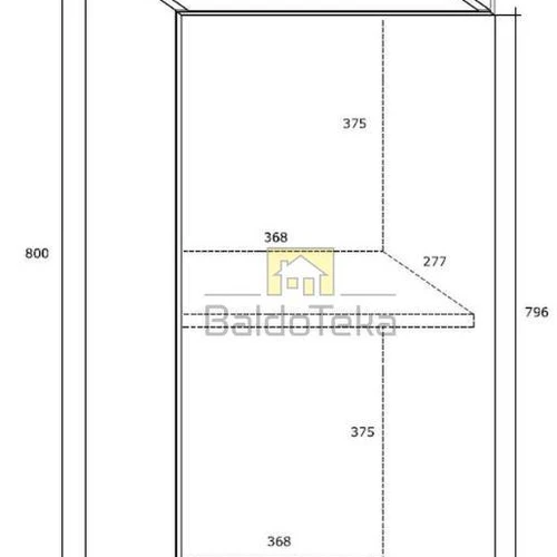 Tvarkinga spintelė 16 mm LMDP, 40x80x28 cm, spalva pagal pageidavimą