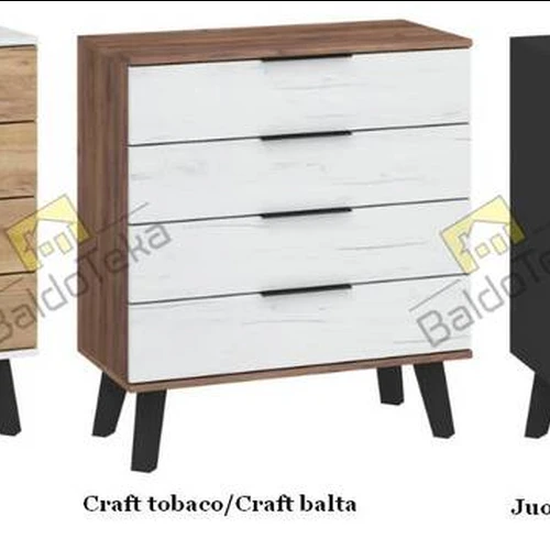 Tvarkinga spintelė 80 cm pločio, 16 mm LMDP, individuali spalva