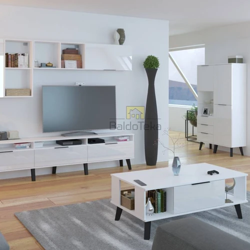 Moderni spintelė 80 cm pločio, 16 mm LMDP, spalva pagal užsakymą