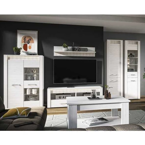 Svetainės komplektas CORONA 2 sniego pušis