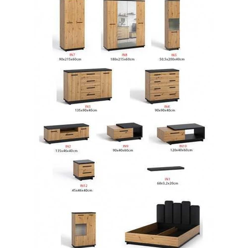 RTV komoda su LED apšvietimu