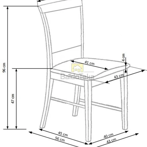 Gobeleninė kėdė tamsaus riešuto spalvos
