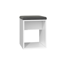 Taburetė Luna, balta