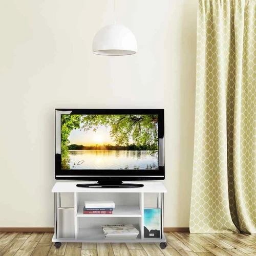 Televizoriaus staliukas Relaxdays 10021865.0, 3 lentynos, 80 × 41,5 × 40 cm - TV spintelės