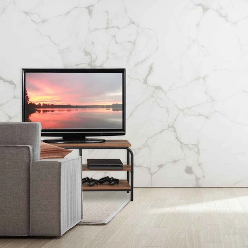 Televizoriaus staliukas Relaxdays 10025968.0, Su laikikliu, Ruda/juoda, 90 × 43 × 35 cm - TV spintelės