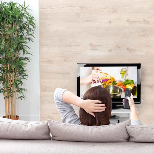 Televizoriaus staliukas Relaxdays, su ratukais ir lentynomis, 80 × 45 × 40 cm - TV spintelės