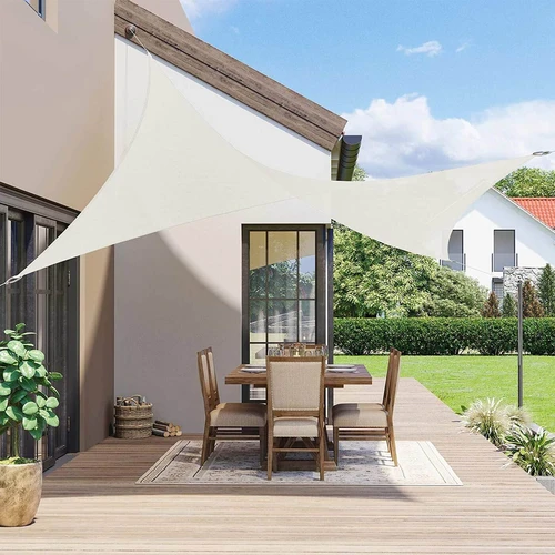 2x3 m balta poliesterio burė