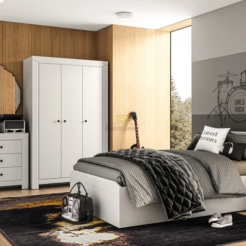 Stilinga spinta su sidabrine pilka spalva ir MDF pagrindu