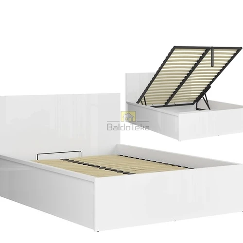 TETRIX LOZ/140/B 140*200 br lova su patalynės dėže