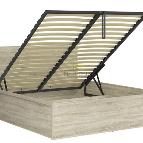 Plati lova su grotelėmis ir spalvos pasirinkimu