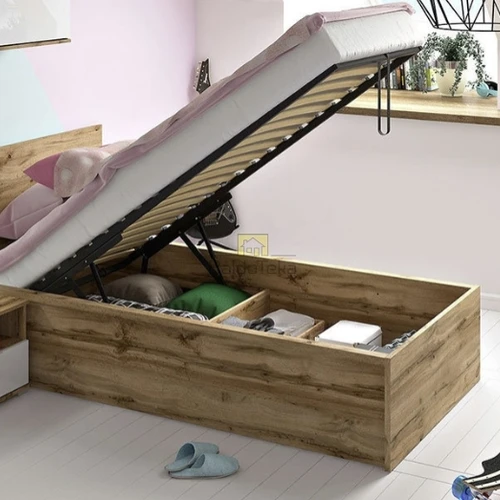 Lova su grotelėmis, spalva pagal pasirinkimą