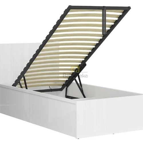 Lova su grotelėmis ir patalynės dėže, spalva pagal pasirinkimą