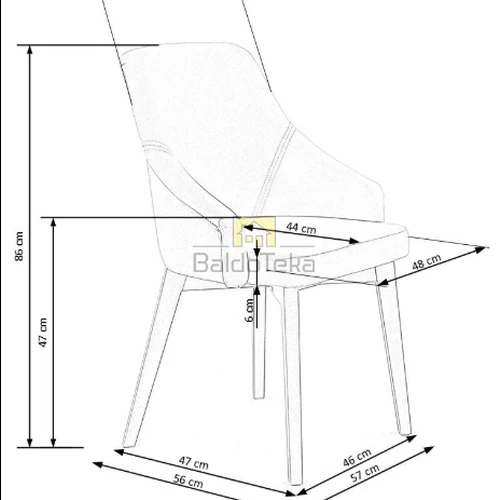 Ergonominis juodas fotelis su aukšta atrama