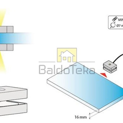 Stilinga spintelė su tyliu uždarymu ir apšvietimu