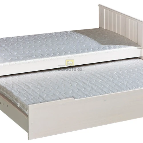 Patogi lova su poroloniniais čiužiniais ir dėže