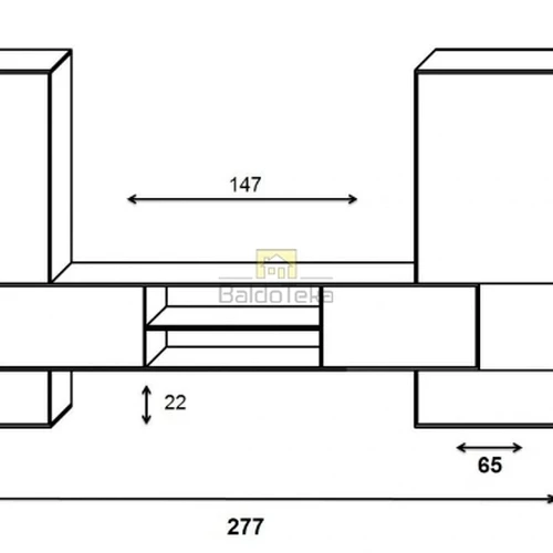 Ąžuolo sonoma matinis TV staliukas su apšvietimu
