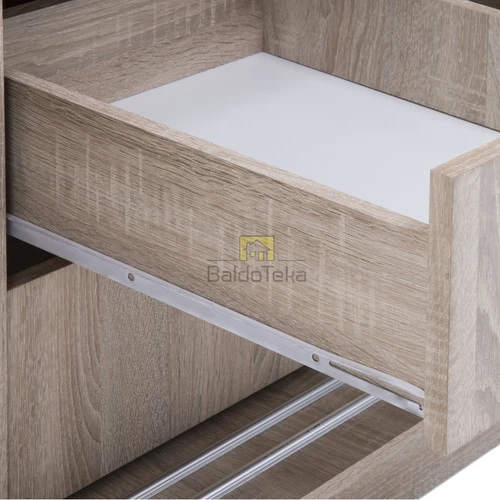 16 mm LMDP spinta su veidrodžiu ir sonoma spalva