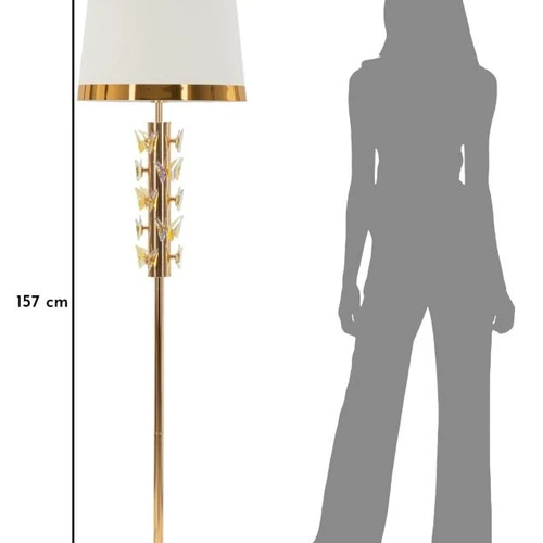 Toršeras Butterfly, 1 šviesos taškas, Ø 45 × 157 cm - Toršerai