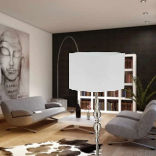 Toršeras Relaxdays 10033895.0, Balta/sidabrinė, Ø 43 × 155 cm - Toršerai