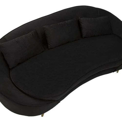 Trijų vietų sofa Oslo, 3 pagalvėlės, 185 × 68 × 84 cm - Sofos