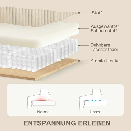 Trivietė sofa, 3 vietų, 212 × 80 × 88 cm - Sofos