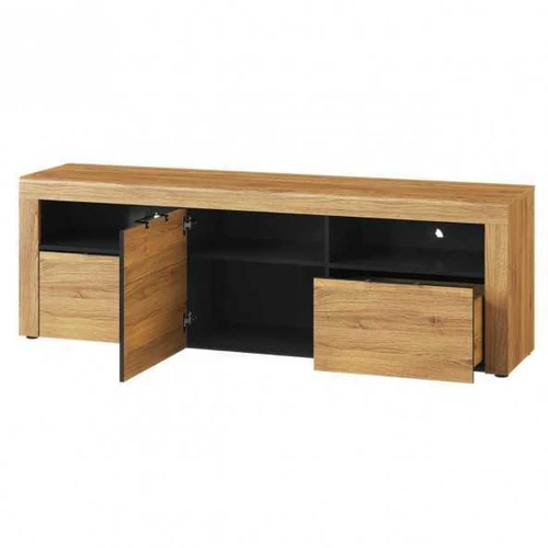 Modernus stalas su pasukamomis durimis ir stalčiais